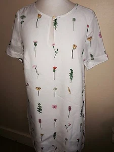 Abito tunica JOULES Meribeth viscosa crepe taglia 10 prezzo al pubblico £ 69,95 gratuito Regno Unito P&P - Foto 1 di 1