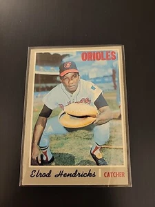 1970 Topps #528 Elrod Hendricks Baltimore Orioles senza prezzo di riserva come nuovo - Foto 1 di 2