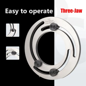 8" Hydraulic Three-Jaw Chuck Shaping Ring Boring Claw CNC Lathe Chuck USA - Picture 1 of 12