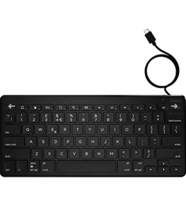 ZAGG USB-C Wired Keyboard, Full-Sized Keys, (Black) - Picture 1 of 3