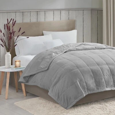 Madison Park Reversible Plush HeiQ Smart Temperature Down Alternative Blanket - Image 1 of 4