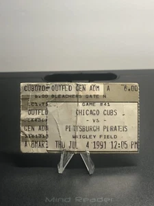 Pittsburgh Pirates vs Chicago Cubs 4. Juli 1991 Ticket Stub - Bild 1 von 6