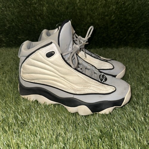 Scarpe da basket giovanili Jordan Pro Strong alte grigie bianche 407484 013 taglia 5 anni