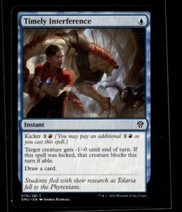 MTG Timely Interference 070/281 Common Dominaria United lot 2 LP - Picture 1 of 2