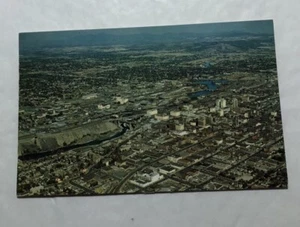 Aerial View Spokane Washington. Postcard (V1) - Picture 1 of 2
