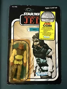 Vintage Kenner Star Wars ROTJ NIKTO 77 Back A 1983 MOC POTF Coin Offer - Bild 1 von 7
