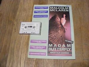 MALCOLM MCLAREN - MADAM BUTTERFLY (CASSETTE SINGLE & CARD) - Picture 1 of 2
