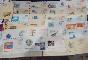 RUSSIA. USSR. A GROUP OF 25 FIRST DAY COVERS FROM 1970th. MANY TOPICS. NICE LOT! - Picture 1 of 6