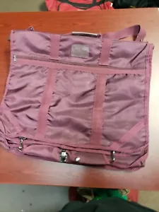 Vintage Pierre Cardin Burgundy Canvas Garment Bag - Picture 1 of 7