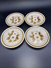 MOUNTAIN WOOD COLLECTION STONEWARE ?DRIED FLOWERS? - 4 x SIDE PLATES (6.5?)
