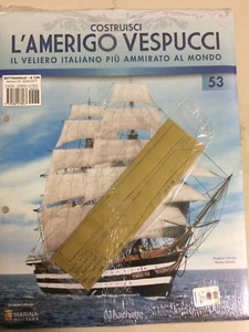 COSTRUISCI L'AMERIGO VESPUCCI fascicolo 53 Modello in legno 1:100 Hachette Amati - Picture 1 of 5