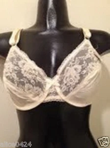3 Sujetadores Mary Jane Sujetadores 38E Marfil Sin Forro Sexy Encaje Con Aros #78 Precio de Ganga - Imagen 1 de 10