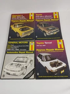 Lot of 4 HAYNES Automotive Repair Manuals Chevy GMC Toyota Buick Pontiac - Bild 1 von 12