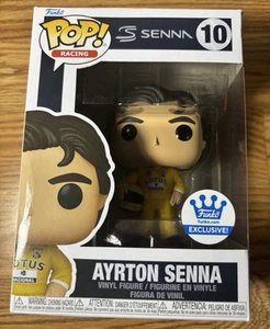 Funko POP! Ayrton Senna (Lotus Racing Suit) #10 Funko Shop BRAND NEW 🚗 - Picture 1 of 8