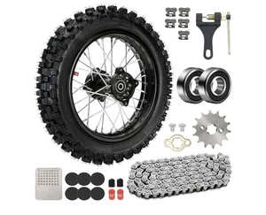 Conjunto de rueda Pit Bike neumático resistente al desgaste durabilidad premium - Imagen 1 de 11