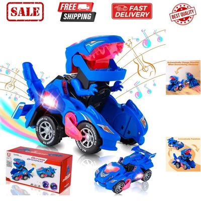 Transforming Dinosaur Car Toy for Kids, Auto Transformer Monster Truck Toys w... - Image 1 of 4