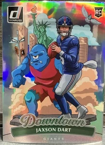 🔥2025 Donruss Jumbo Downtown Jaxson Dart #14 Giants🔥 - Imagen 1 de 4