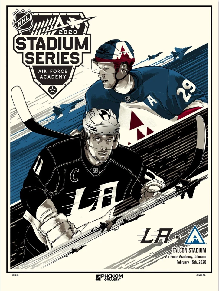 18x24 NHL Poster : NHL '20 WINTER CLASSIC AVALANCHE VS KINGS - Image 1 of 1