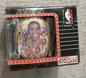 Taza Magic Johnson LA Lakers Edición Limitada Coleccionista 1992-93 Impresiones Deportivas - Imagen 1 de 12
