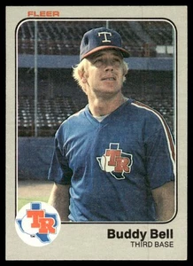1983 Fleer Buddy Bell Texas Rangers #562 - Picture 1 of 2