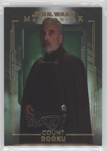 2020 Topps Star Wars Masterwork Green 24/99 Count Dooku #68 3h1 - Picture 1 of 3