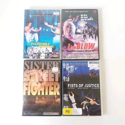 Martial Arts Movie Lot 4 Dvd's | Mixed Styles | Kung Fu Movies  - Image 1 of 4