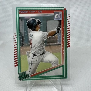 2025 Panini Donruss TOMMY TROY Rated Prospect Clearly Donruss parallel - Picture 1 of 2