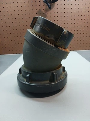 Red HEAD 4” (100) Storz X 3” NH Fire Truck Hydrant Fitting Hose Coupler 45 - Image 1 of 4