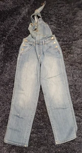 NICE! Sonoma Girls XS Denim Bib Overalls Goods For Life LOOK UNWORN EXCELLENT - Picture 1 of 4