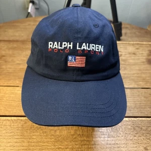 Vintage Polo Sport Ralph Lauren Hat Blue - Picture 1 of 10