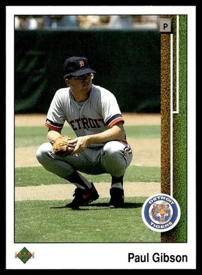 1989 Upper Deck Paul Gibson Rookie Detroit Tigers #47 - Image 1 of 2