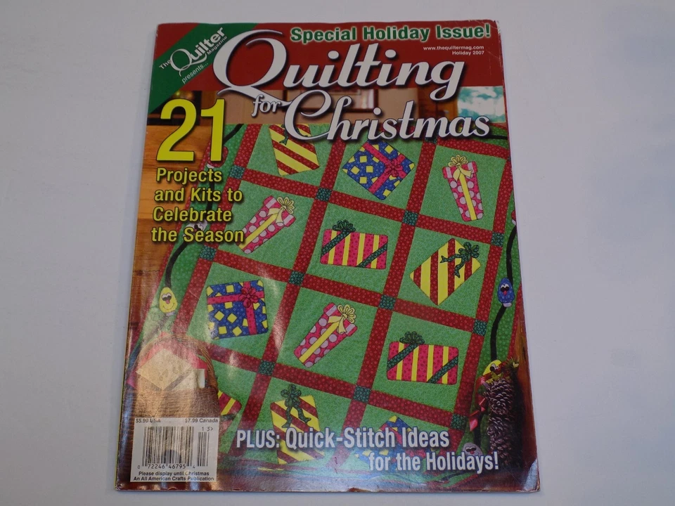 Quilting for Christmas The Quilter Magazine Holiday Issue Quick Stitch Projects - Image 1 of 1