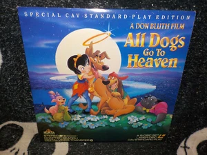 All Dogs Go To Heaven CAV Laserdisc LD Don Bluth Free Ship $50 - Imagen 1 de 3