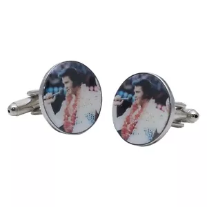 Elvis Aloha from Hawaii Cufflinks see Listing Video - Imagen 1 de 1