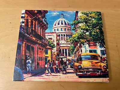 Impressionist Sytle Cuban Streen Scene Wall Art National Capitol of Cuba - Image 1 of 4