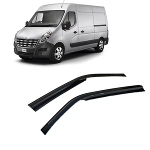 Déflecteurs de vent pluie Pour Renault Master 10-24 Camionnette Montage Externe - Afbeelding 1 van 10
