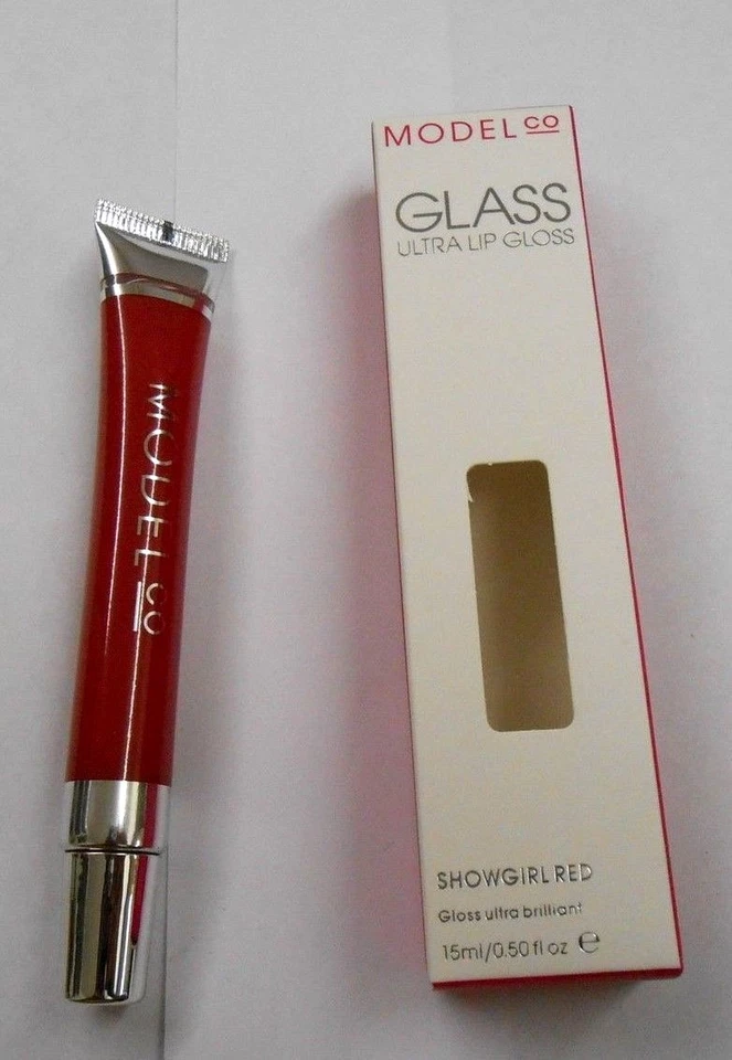 Model Co Glass Ultra Lip Gloss .50 oz *NIB  SHOWGIRL RED - Image 1 of 1