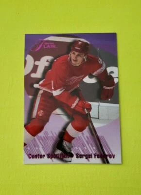 1994-95 Flair Center Spotlight #2 Sergei Fedorov - Image 1 of 2