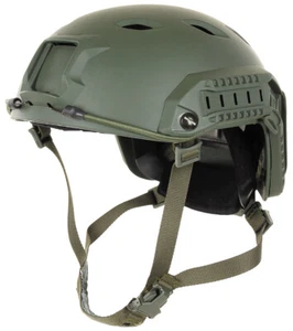 Casco de Combate Paracaidista US FAST Verde Ajustable Ventilado ABS Plástico - Imagen 1 de 4
