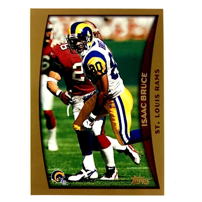 Isaac Bruce 1998 Topps Card #260 NFL St. Louis Rams - Image 1 of 2