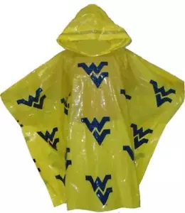 Poncho de lluvia West Virginia Mountaineers NCAA 52""x86"" cobertura nuevo - Imagen 1 de 1