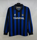 Atalanta L/S Home Football Shirt 1991/93 Large Boys Lotto F747