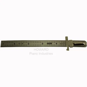 6" Stainless Steel Rule General Metric Flexible Machinist Sliding Ruler Clip - Picture 1 of 8