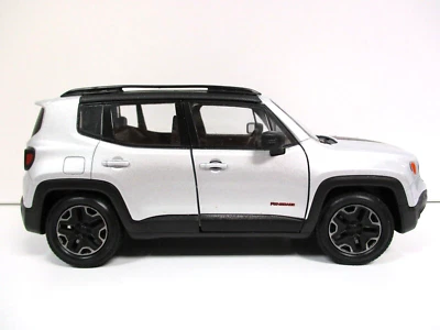 WELLY - JEEP RENEGADE TRAILHAWK 4X4 (SILVER) - 1/24 DIECAST - Image 1 of 4