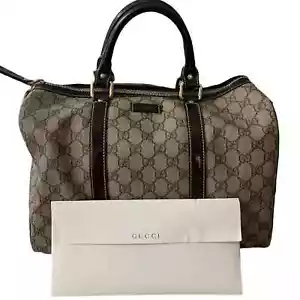 Gucci Boston Joy Bag Handbag Monogram GG Medium Supreme - Picture 1 of 12