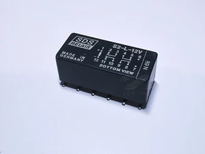 S2-L-12V SDS RELAIS SMT Polarized PCB Relay 12VDC DPDT 5A 12-Pin 1 Coil Latching - Picture 1 of 3