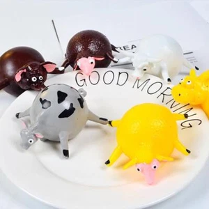 12 Stück Kinder Aufblasbare Blasen Lüftungsballons Spielzeug TPR Tier Quetschbälle NY9 - Bild 1 von 16