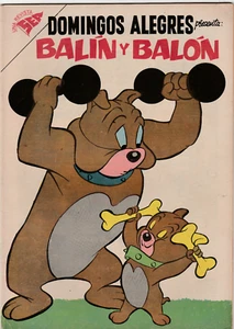 DOMINGOS ALEGRES 208 BALÍN Y BALÓN MARZO 1958 NOVARO CÓMIC MEXICANO - Imagen 1 de 1