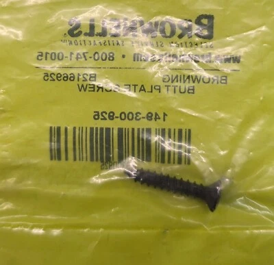 Browning Semi-Auto 22 Butt Plate Screw Black Steel B2166925 (BR6) - Image 1 of 2