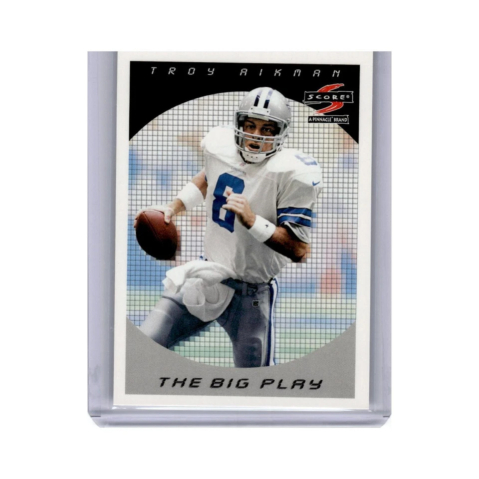 Troy Aikman 1997 Collector's Choice #60 Dallas Cowboys Football Card NM - Image 1 of 3